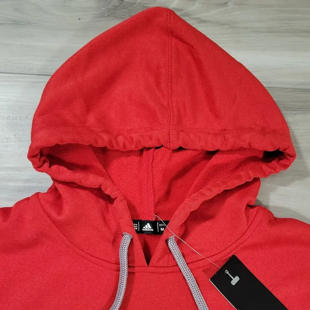 LA Clippers Sweater Men's Medium Red Pullover Hoodie Sweatshirt Long Sleeve New